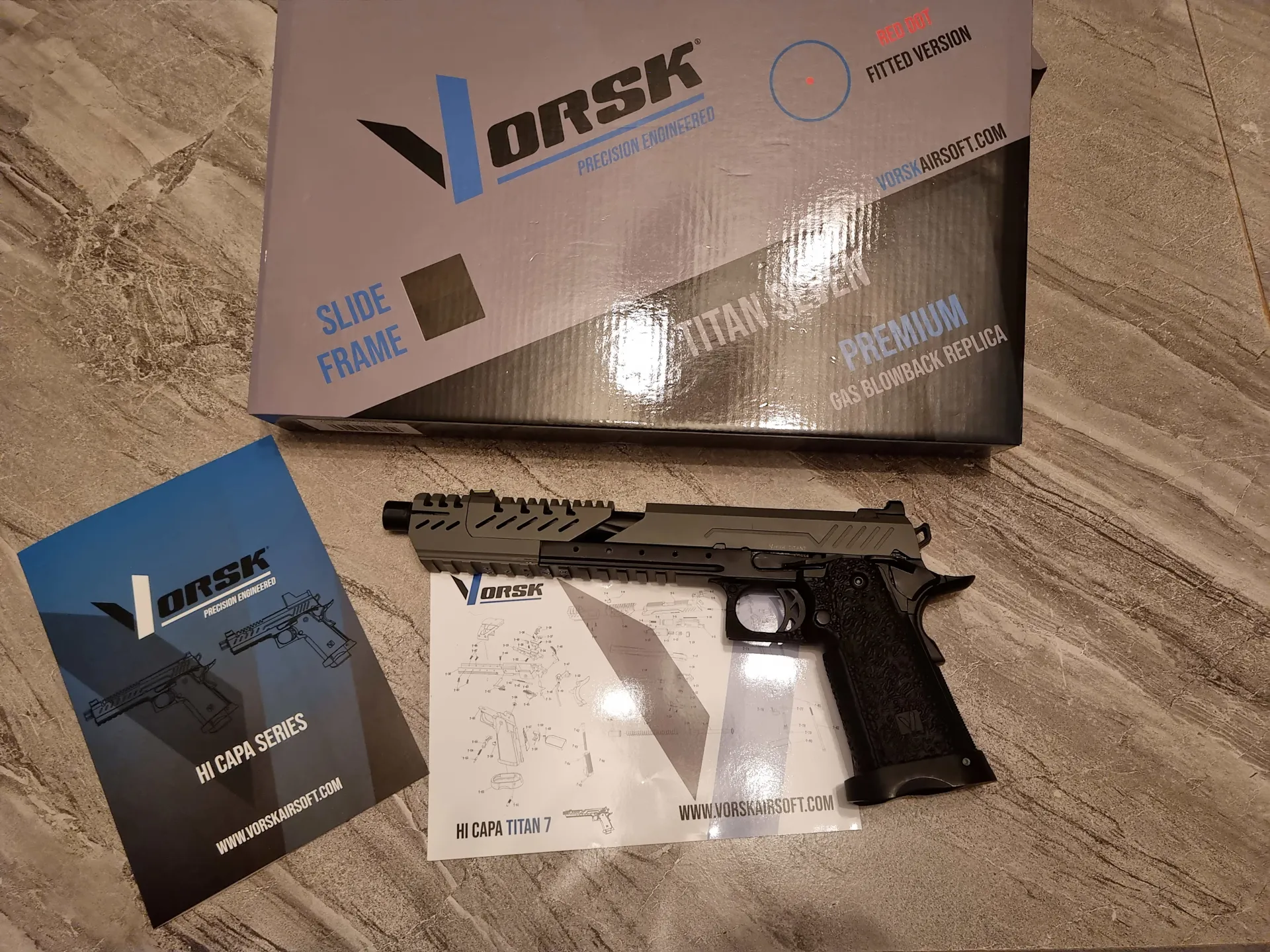 Vorsk Titan 7.1” Hi Capa Grey